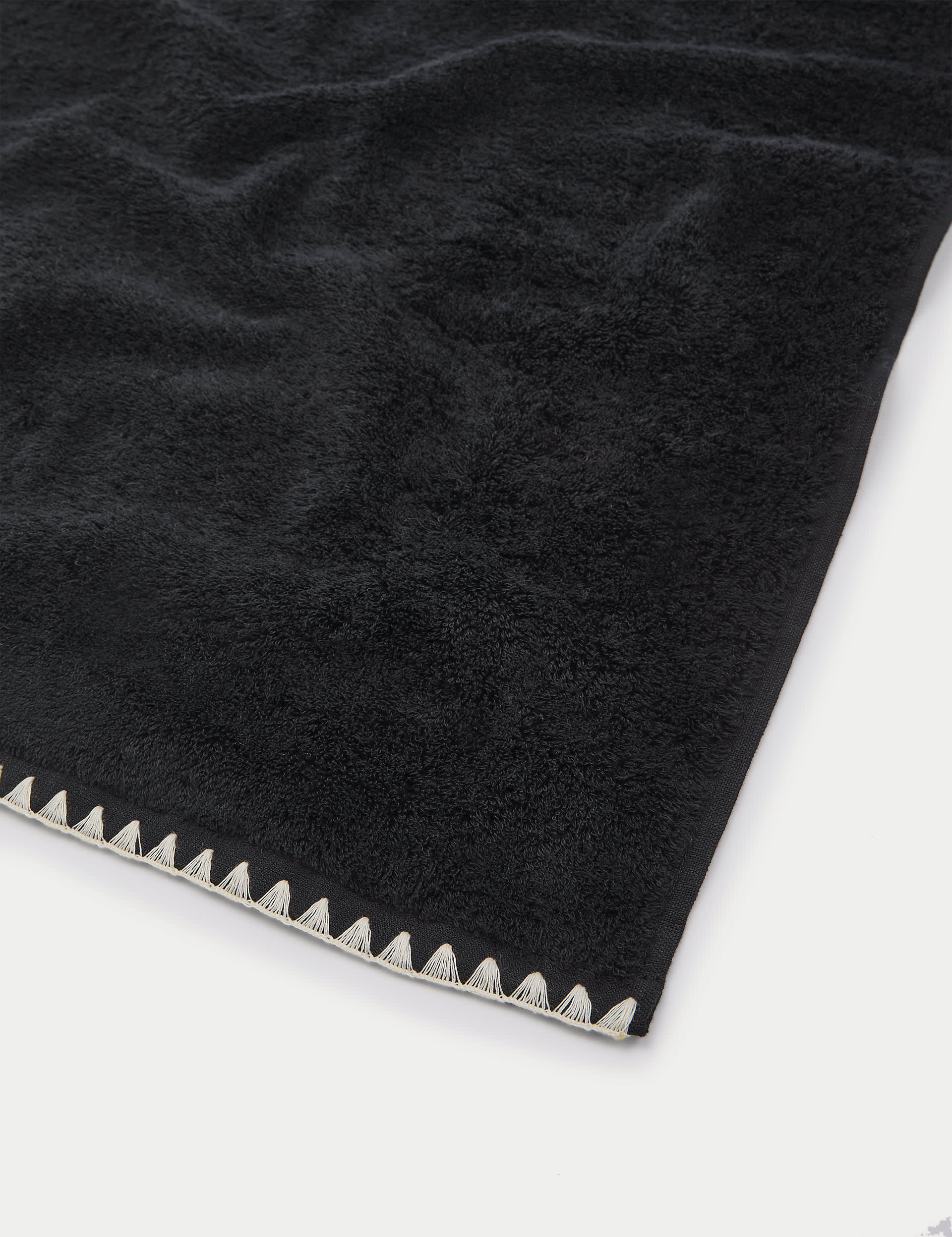 Pure Cotton Blanket Stitch Towel, imported from the UK