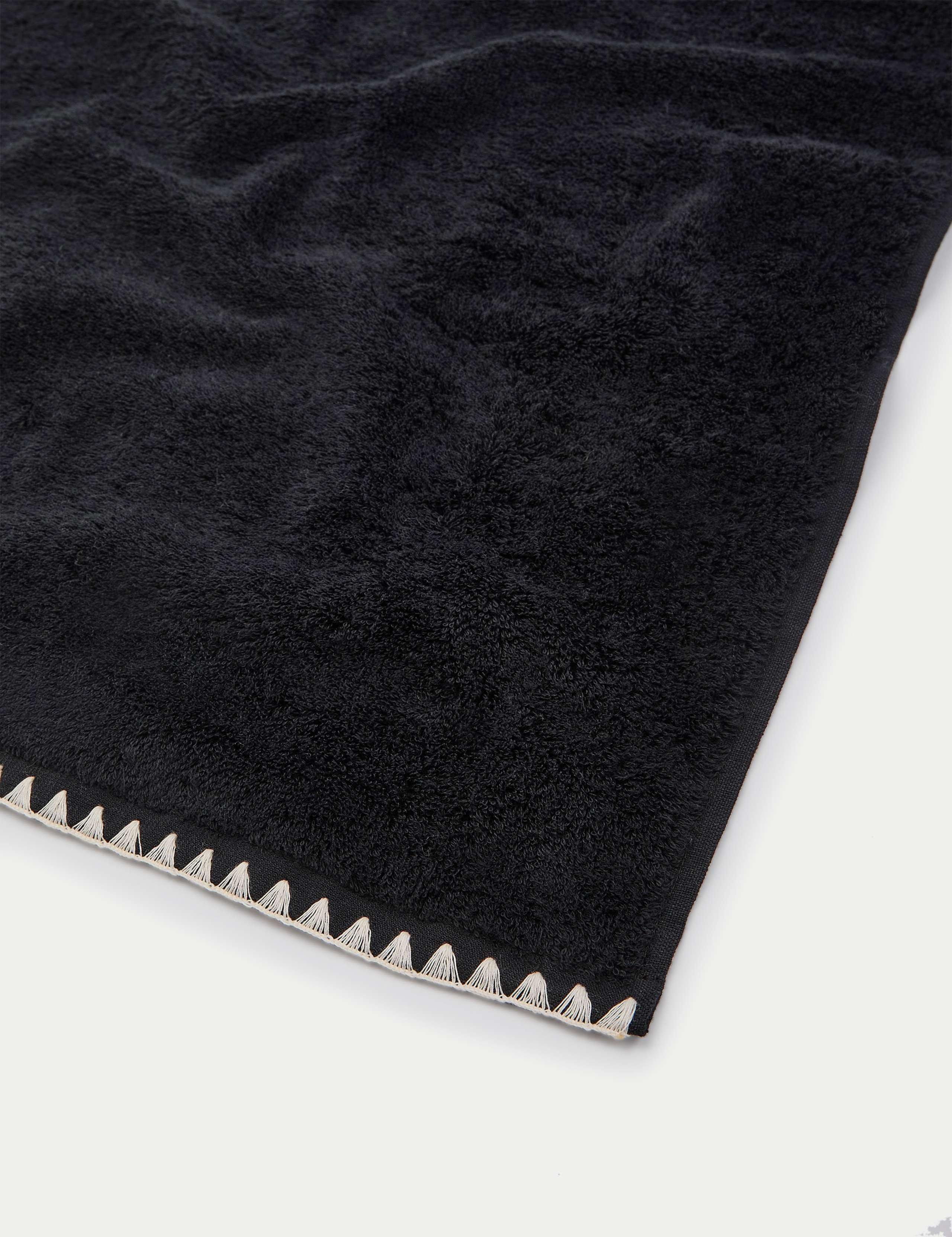 Pure Cotton Blanket Stitch Towel, imported from the UK