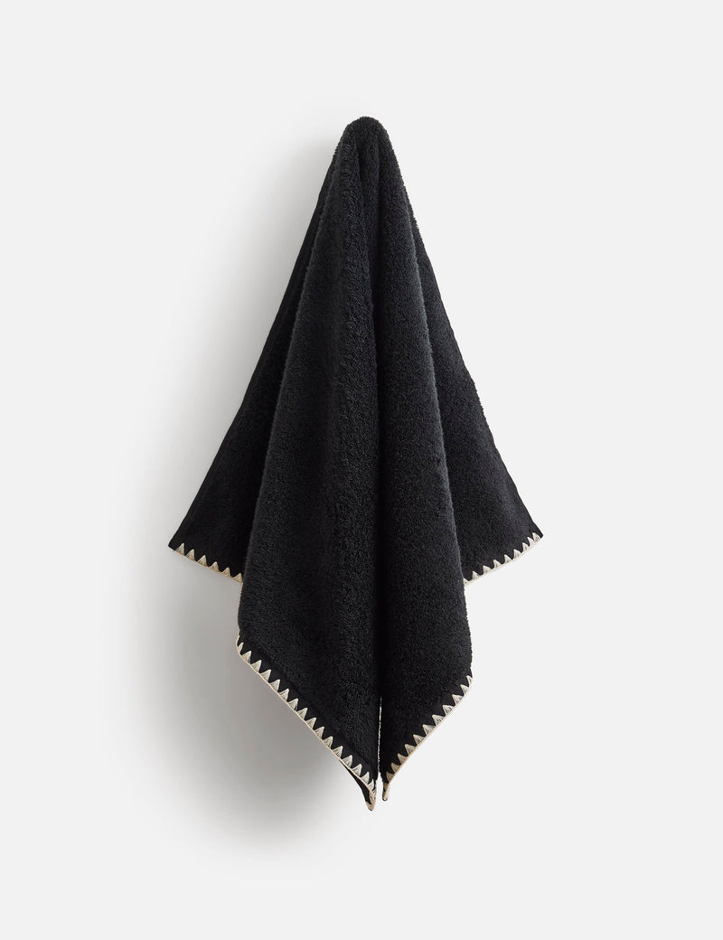 Pure Cotton Blanket Stitch Towel, imported from the UK