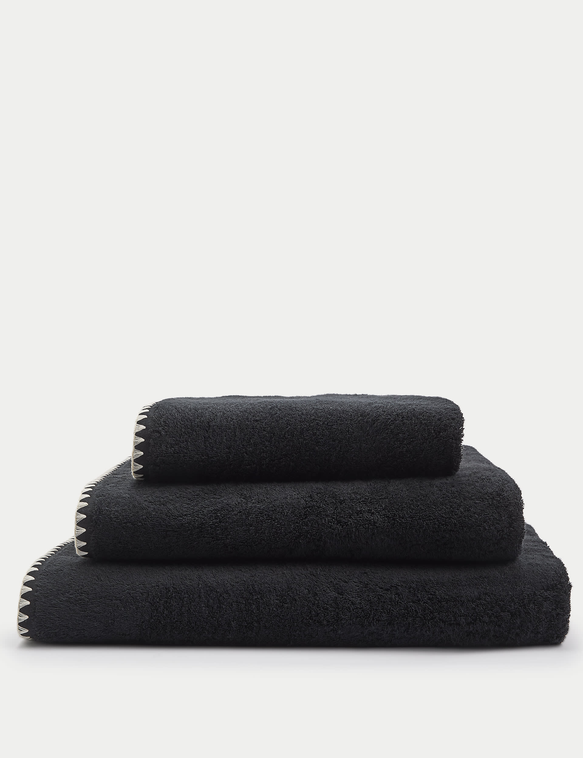 Pure Cotton Blanket Stitch Towel, imported from the UK