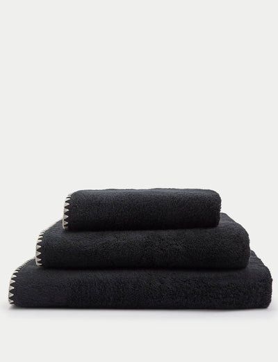 M&S Pure Cotton Blanket Stitch Bath Towel- Buy online at McGrocer