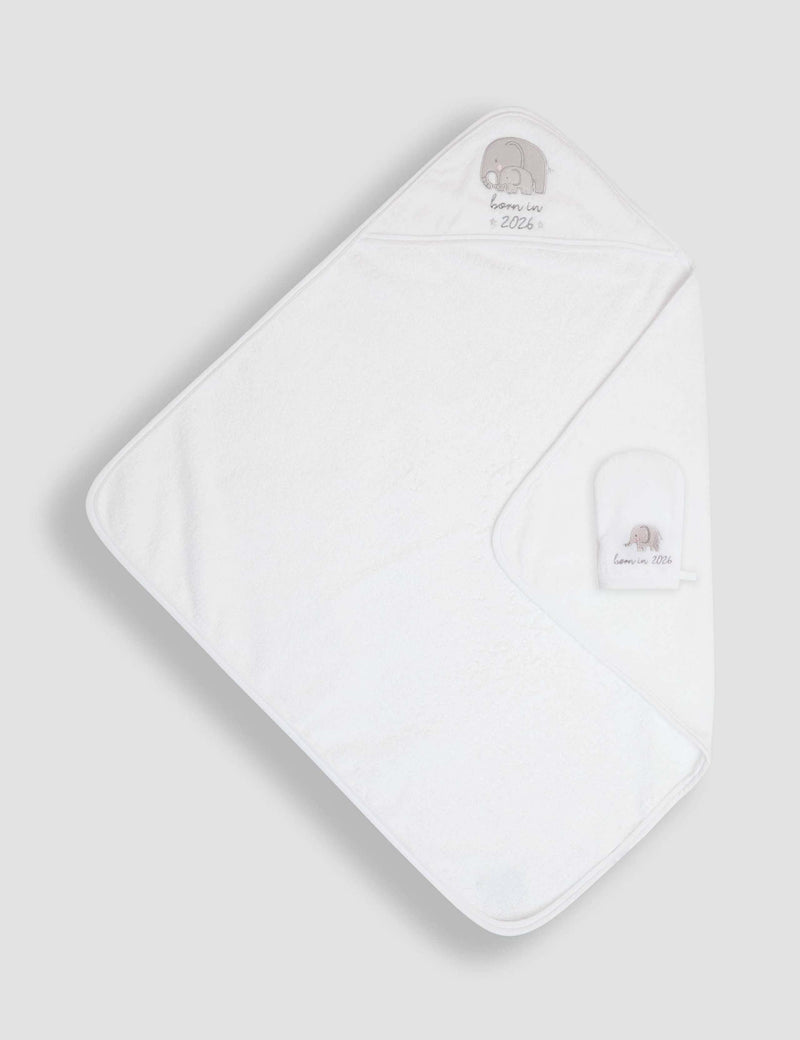 JoJo Maman Bébé baby hooded towel set, imported from the UK