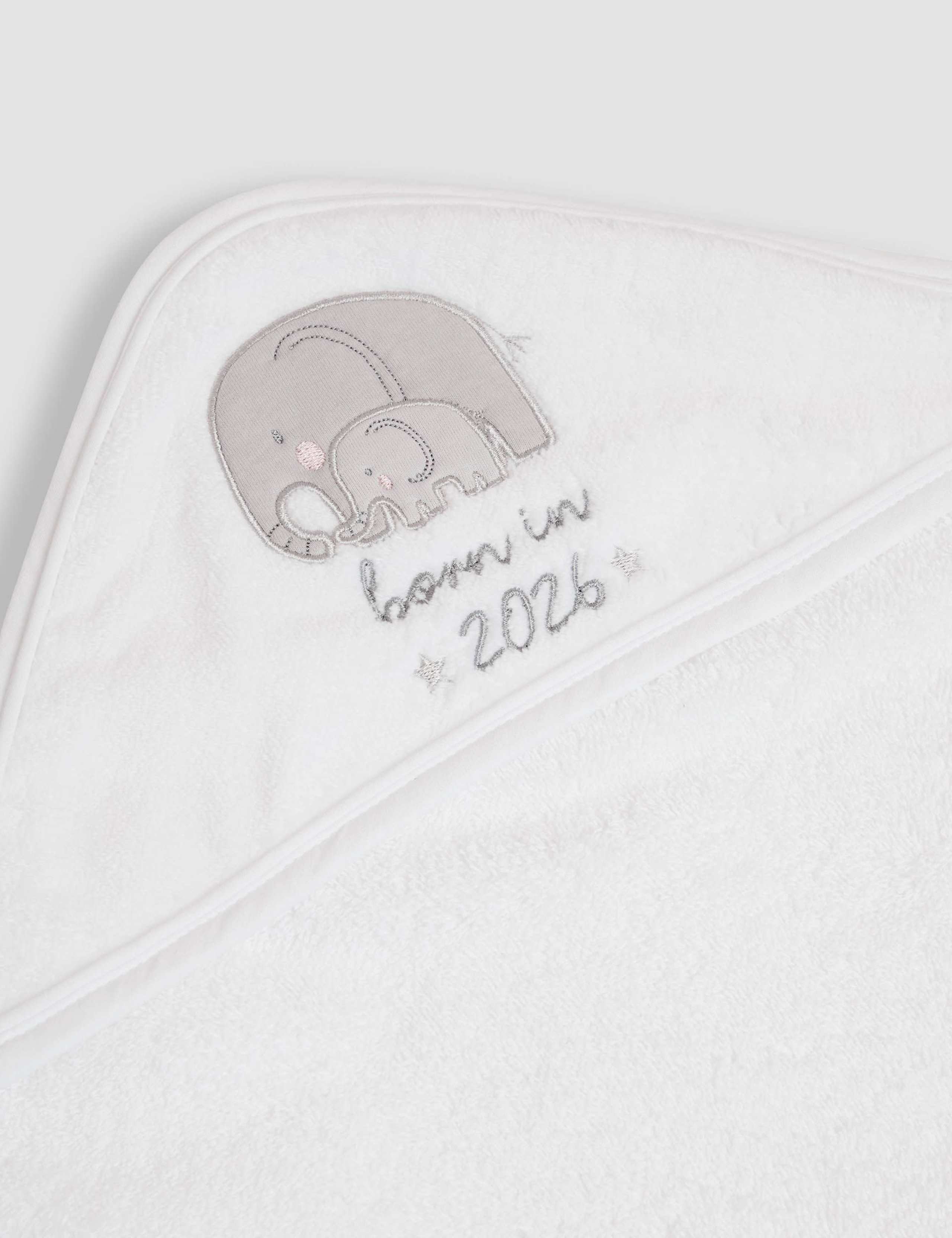 JoJo Maman Bébé baby hooded towel set, imported from the UK