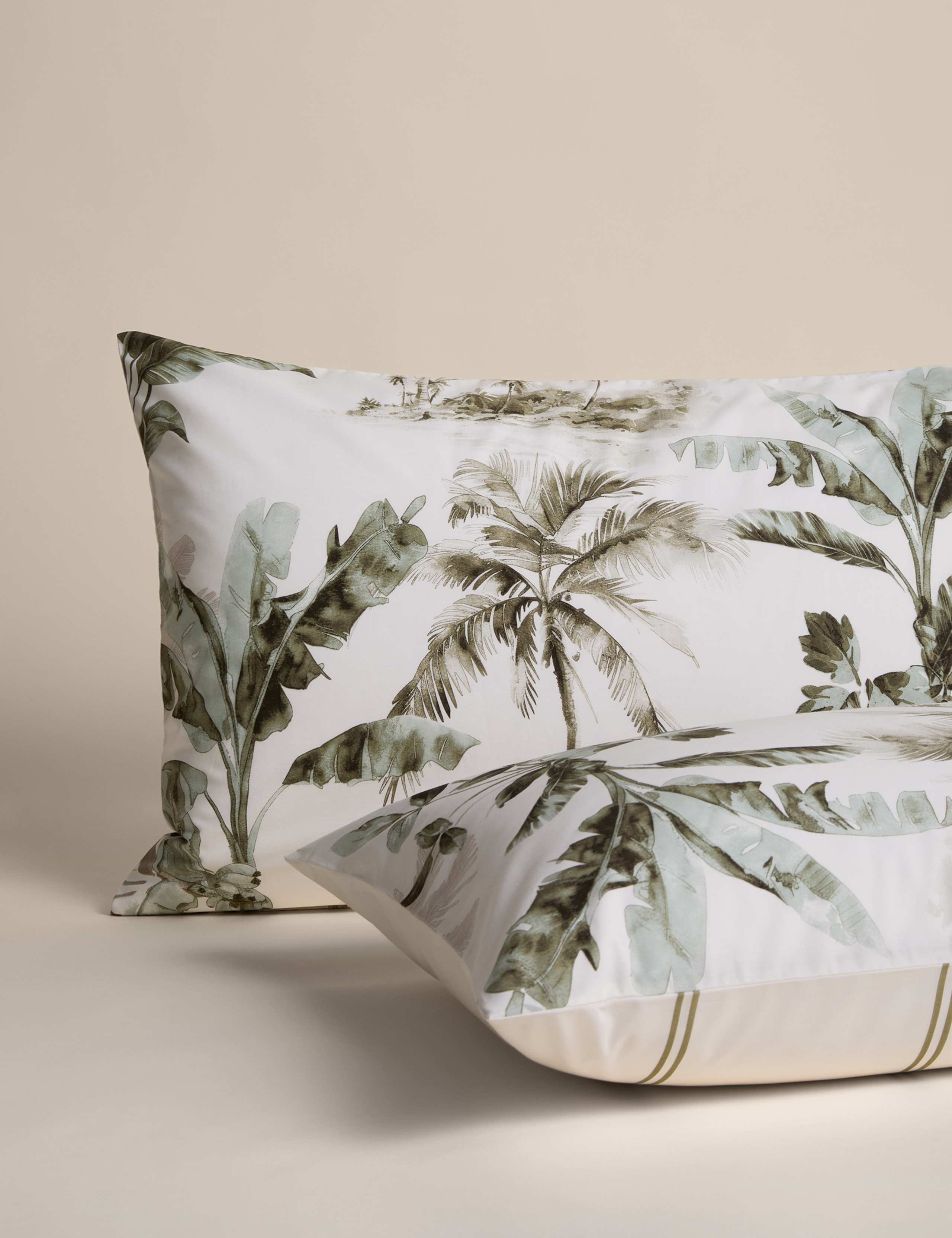 Pure cotton botanical reversible bedding set, UK version