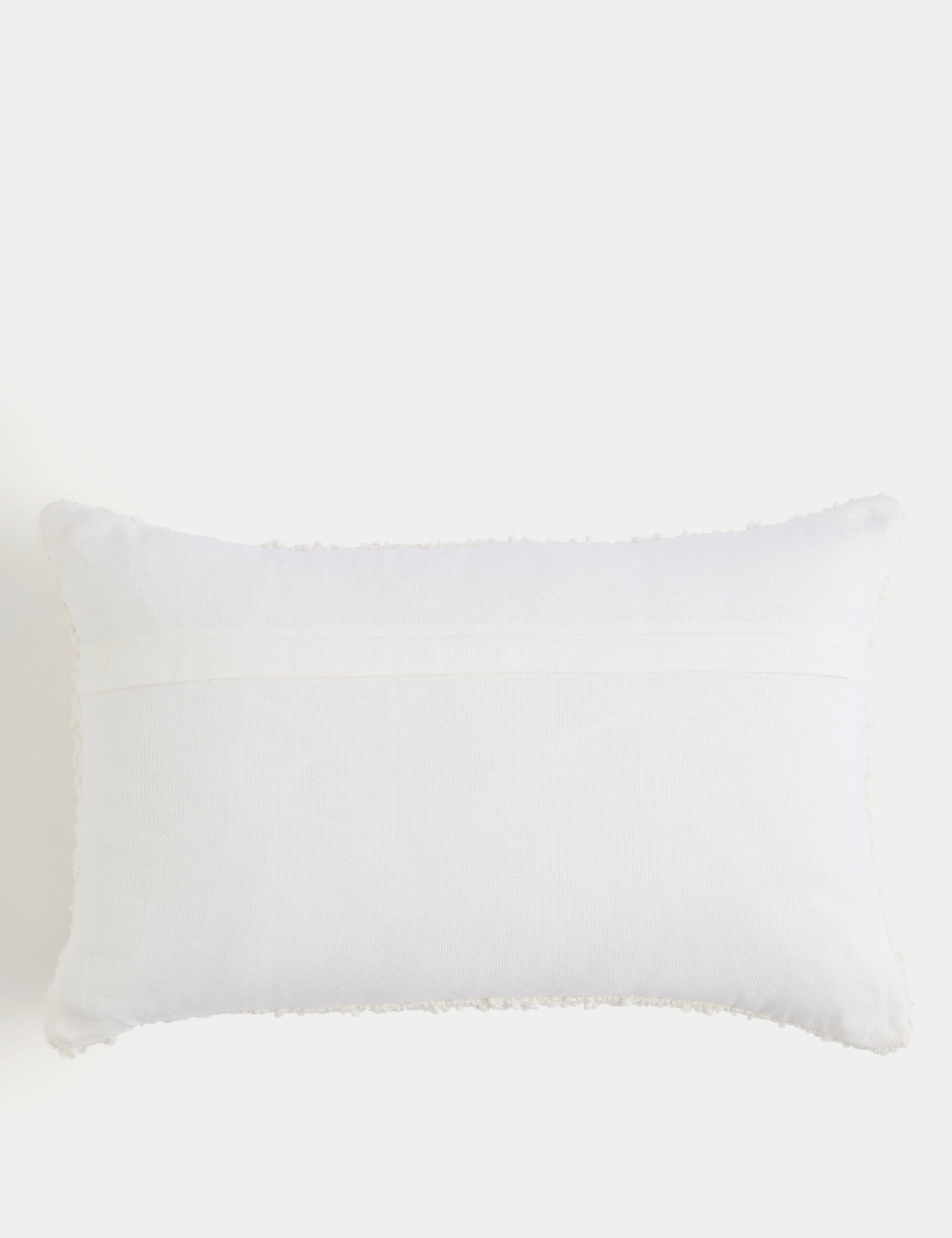 Boucle bolster cushion pure cotton 55cm, UK version