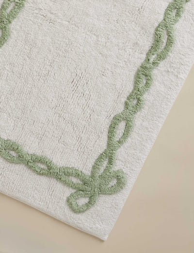 M&S Pure Cotton Bow Bath Mat 50x80cm- Buy online at McGrocer