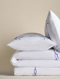 Pure cotton bow border print bedding set, imported from the UK