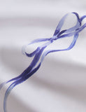 Pure cotton bow border print bedding set, imported from the UK
