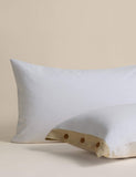 Pure cotton button panel bedding set - British product