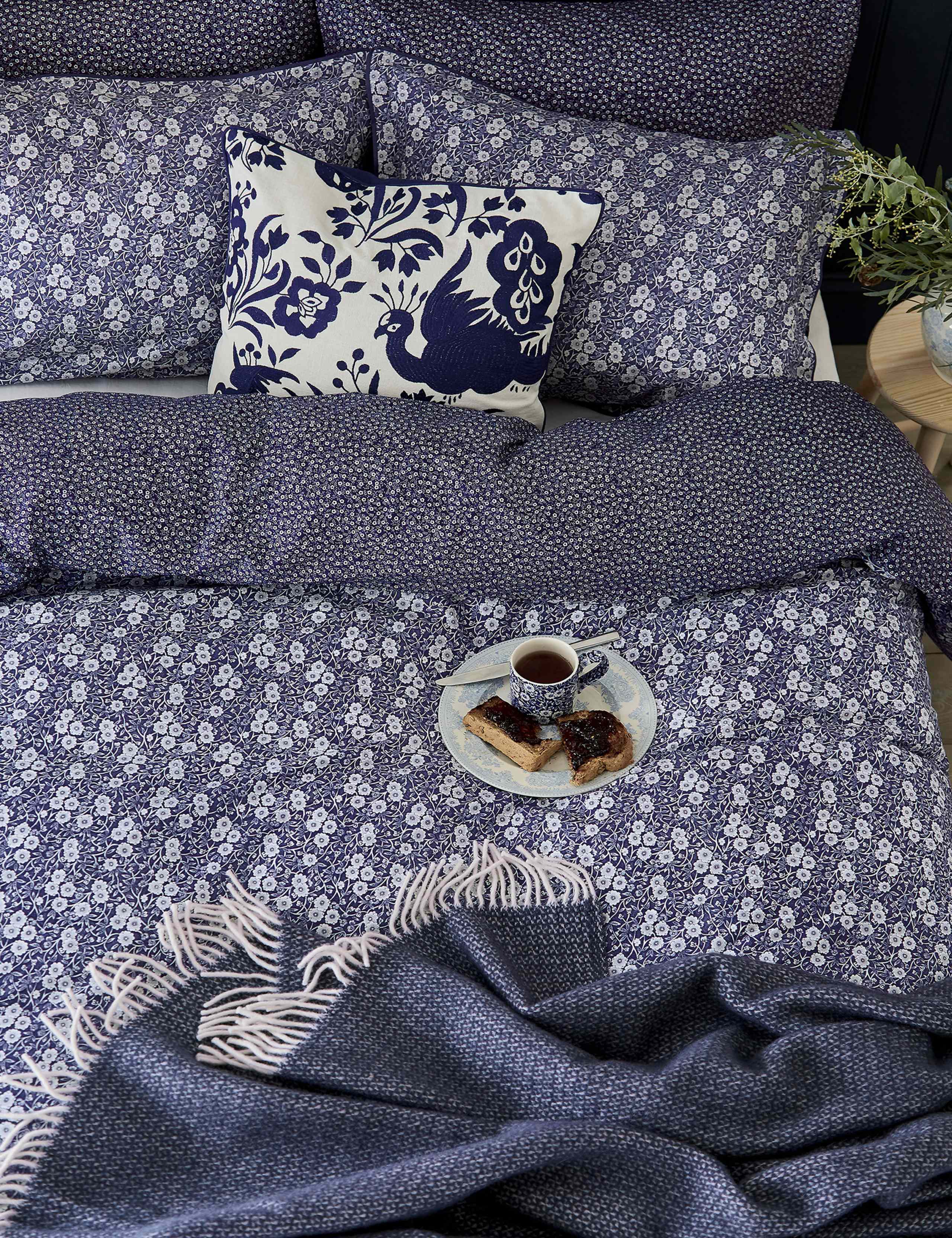 Burleigh X Bedeck Of Belfast pure cotton calico bedding set, imported from the UK