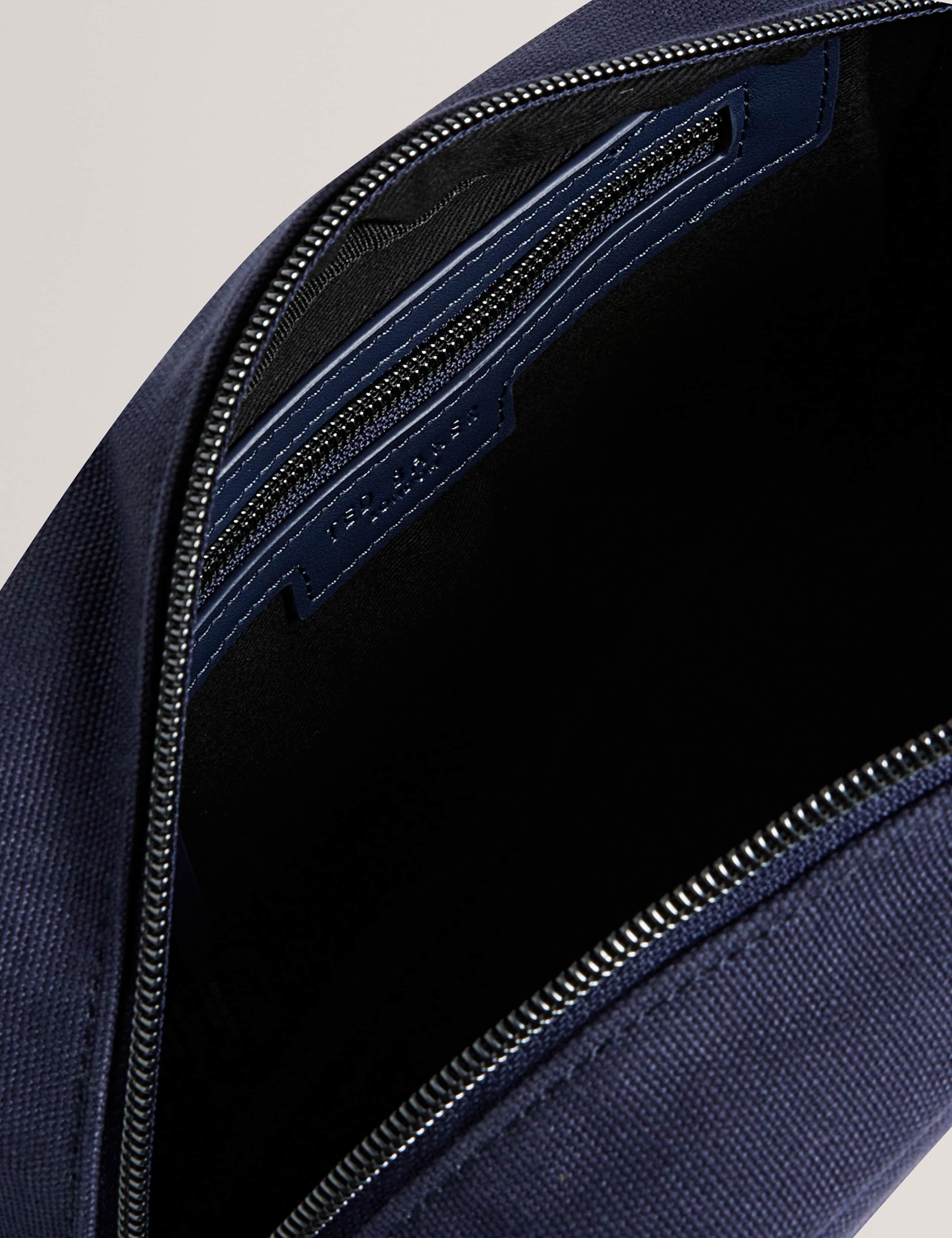 Ted Baker canvas stud detail washbag (British brand)