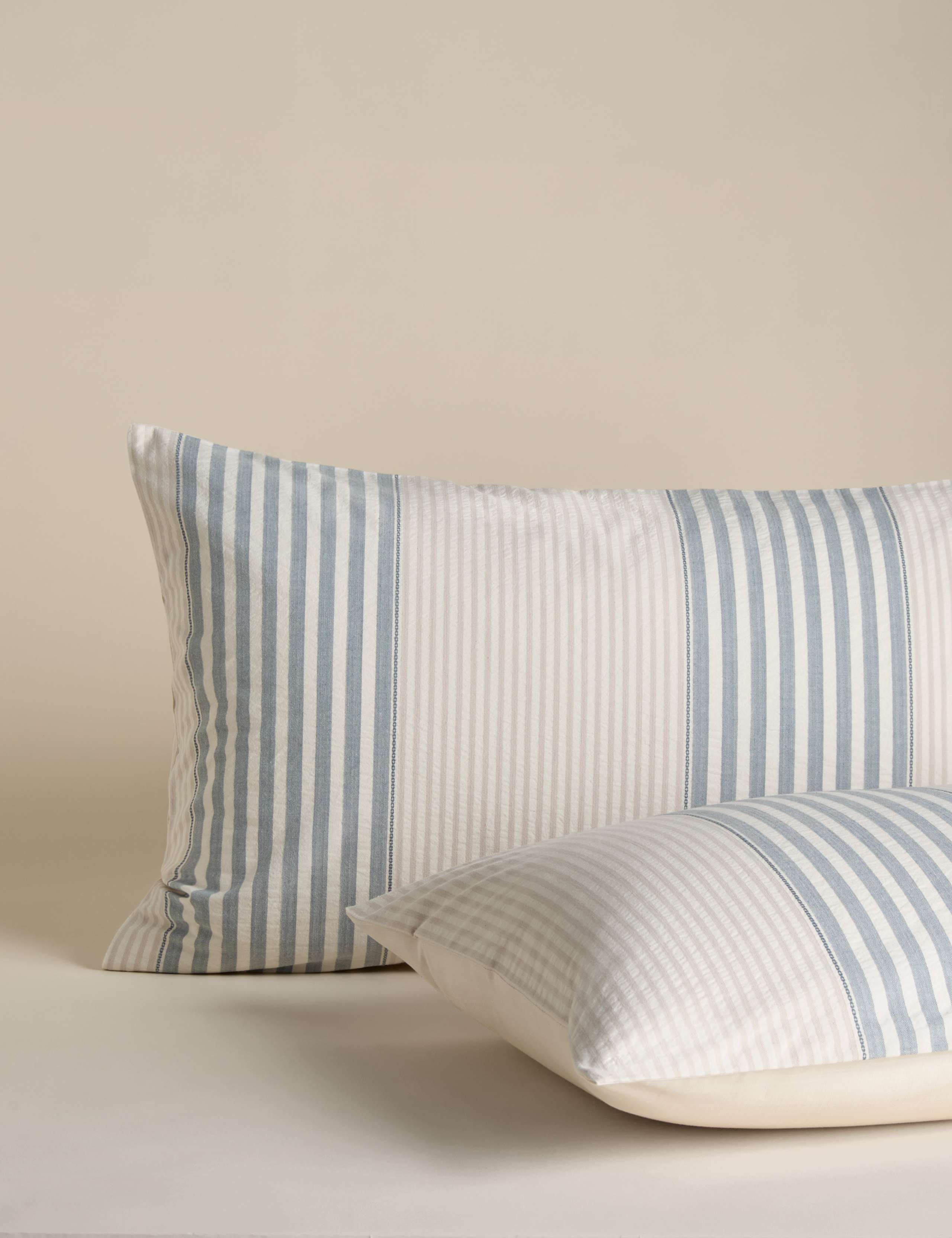 Pure Cotton Carter Stripe Jacquard Bedding Set, imported from the UK