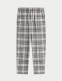 M&S checked loungewear bottoms, imported from the UK