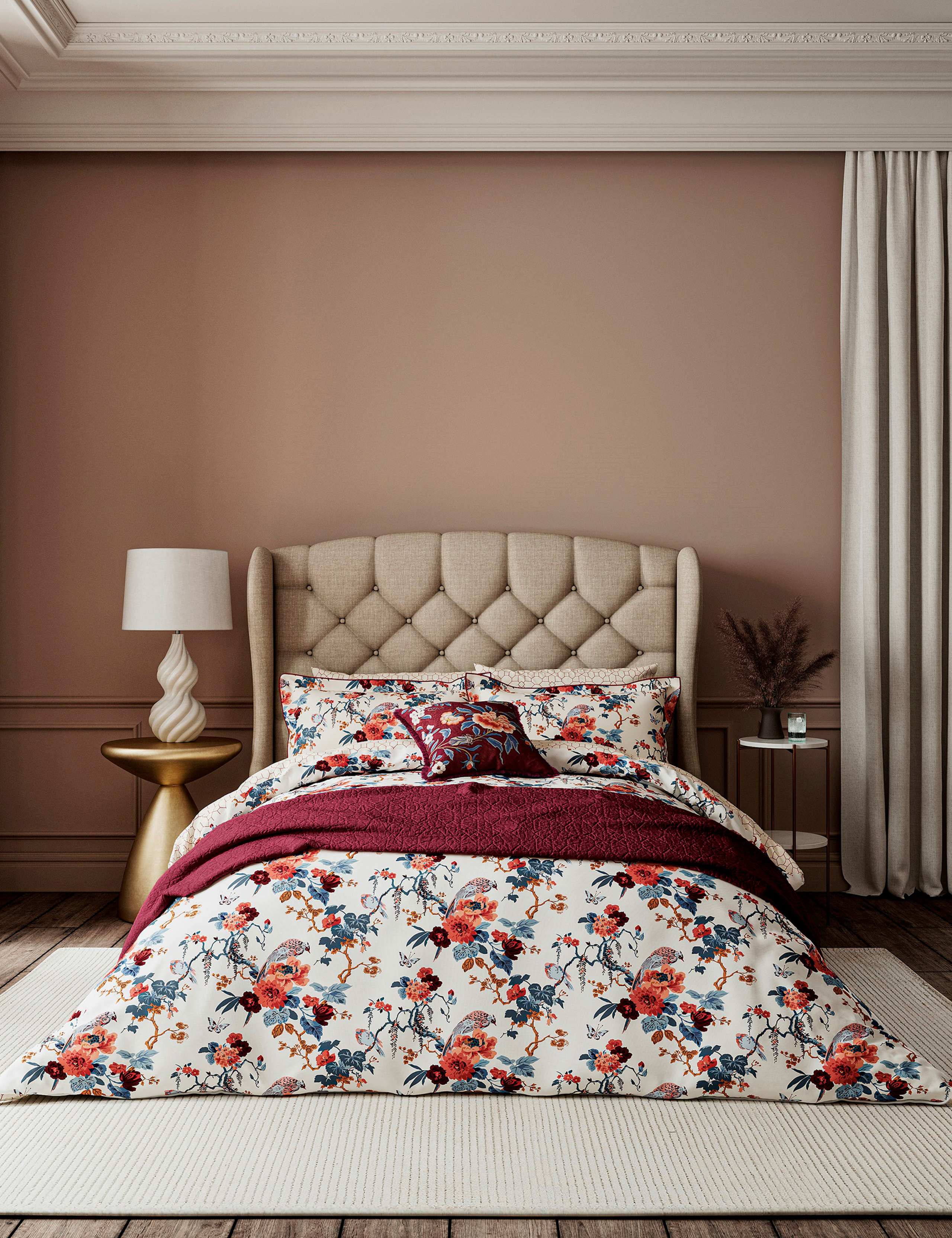 Pure Cotton Chinoiserie Charm Bedding Set