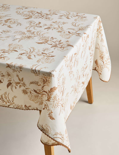 M&S Pure Cotton Chintz Floral Tablecloth- Buy online at McGrocer