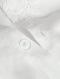 Pure cotton coastal broderie bedding set - British product