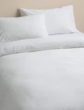 Pure cotton coastal broderie bedding set - British product