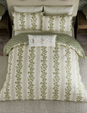 Sanderson cobnut stripe bedding set (British brand)