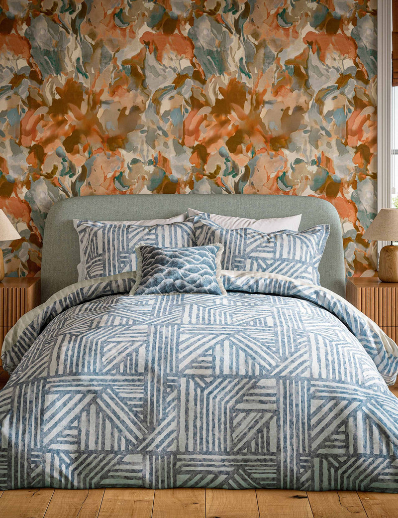 Harlequin Crater bedding set, imported from the UK