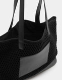 M&S pure cotton crochet tote bag, UK version