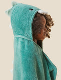 MORI dinosaur hooded toddler towel - British product