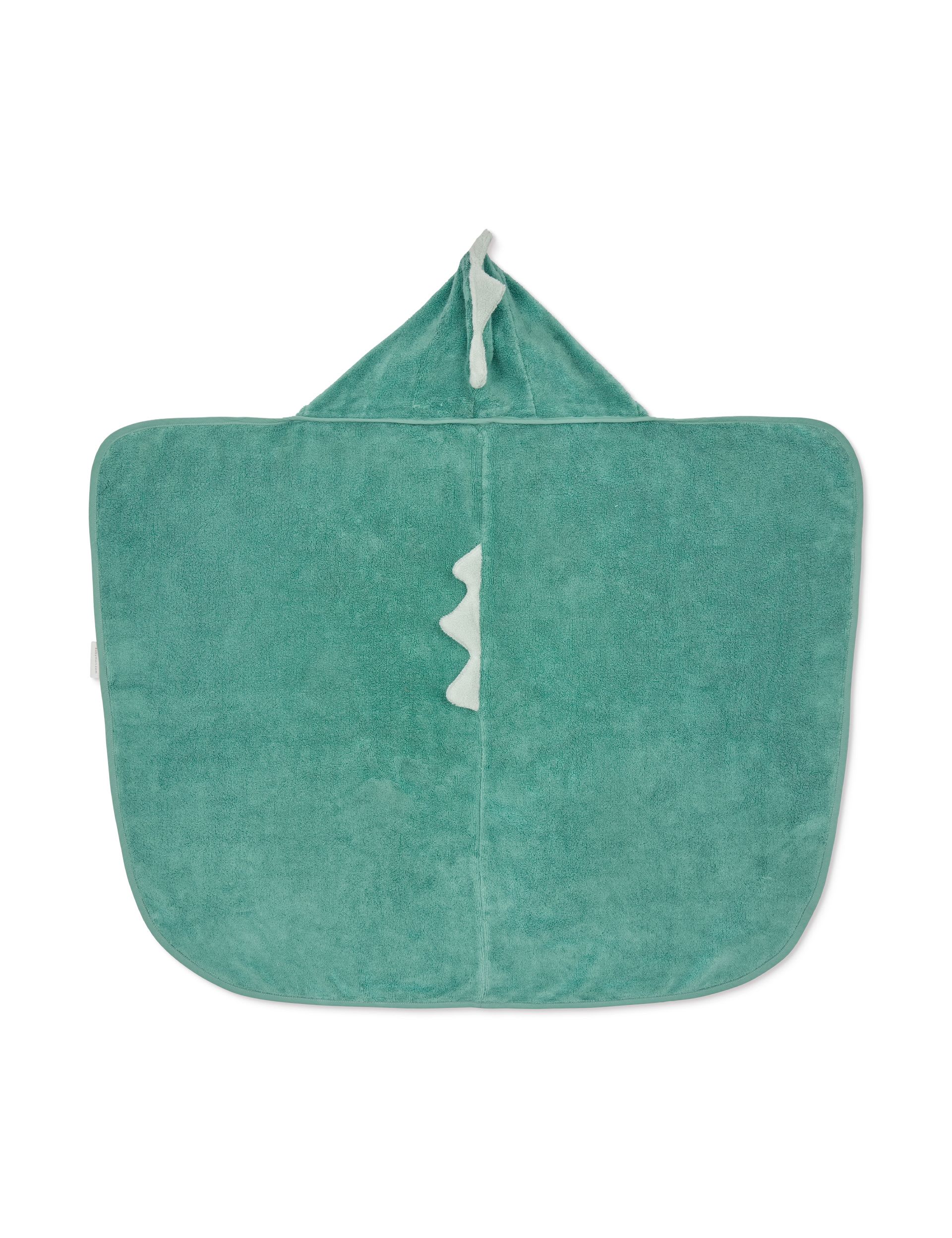 MORI dinosaur hooded toddler towel - British product