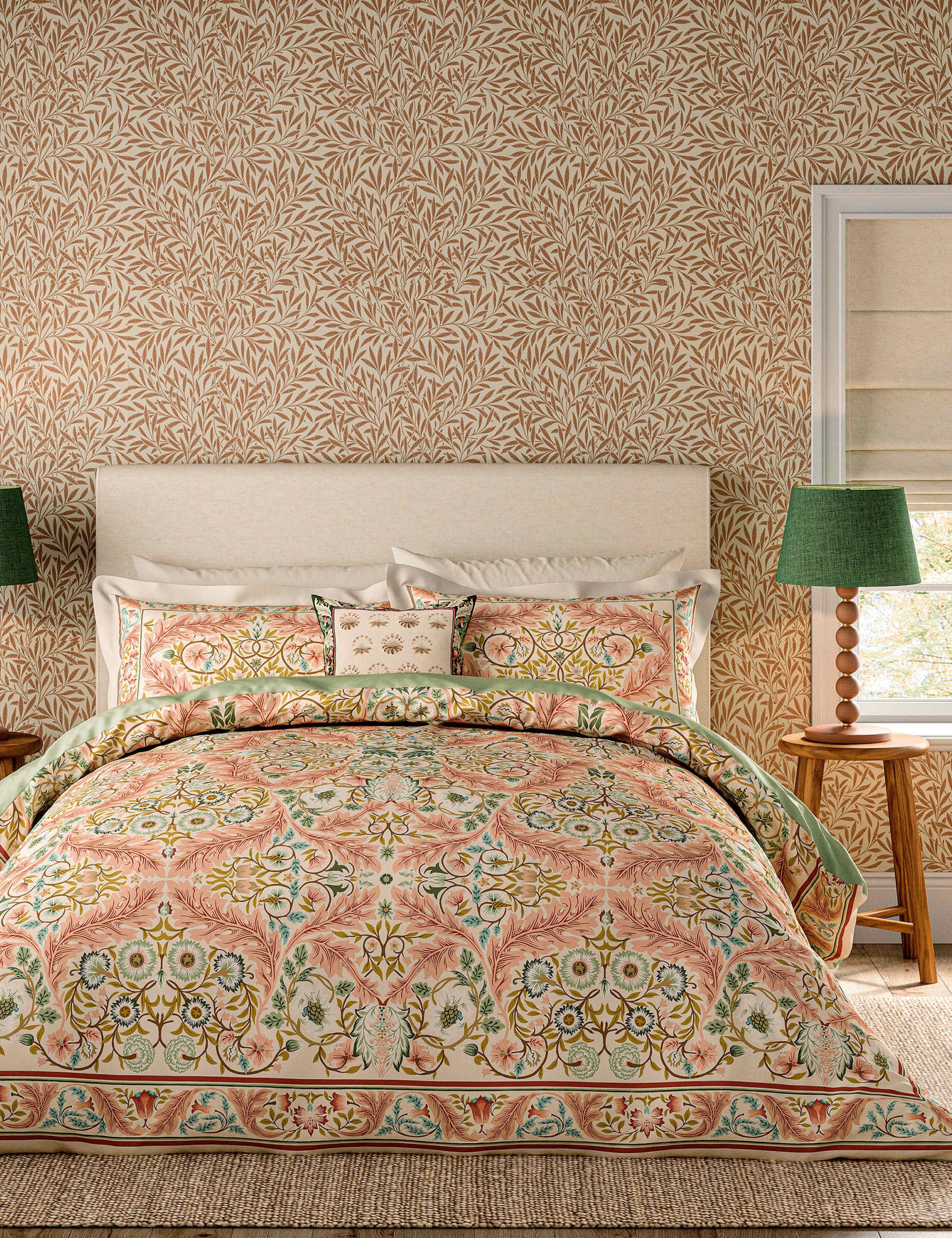 Morris & Co Earthly Paradise bedding set pure cotton (British brand)