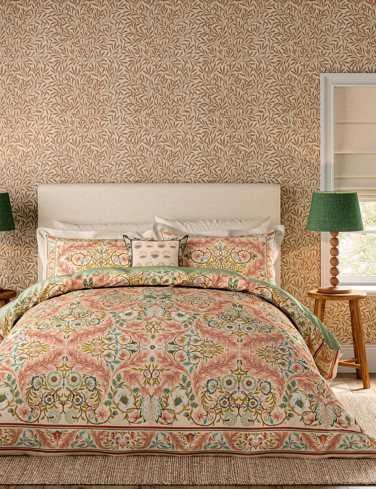 Morris & Co Earthly Paradise bedding set pure cotton (British brand)