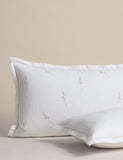 Pure cotton embroidered sprig bedding set, British product