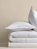Pure cotton embroidered sprig bedding set, British product