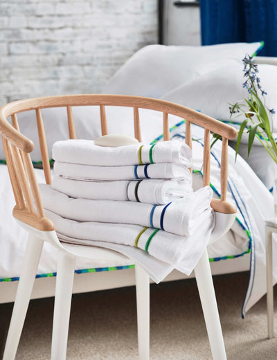 M&S Designers Guild Pure Cotton Embroidered Towel- Buy online at McGrocer