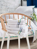 Designers Guild pure cotton embroidered towel, imported from the UK
