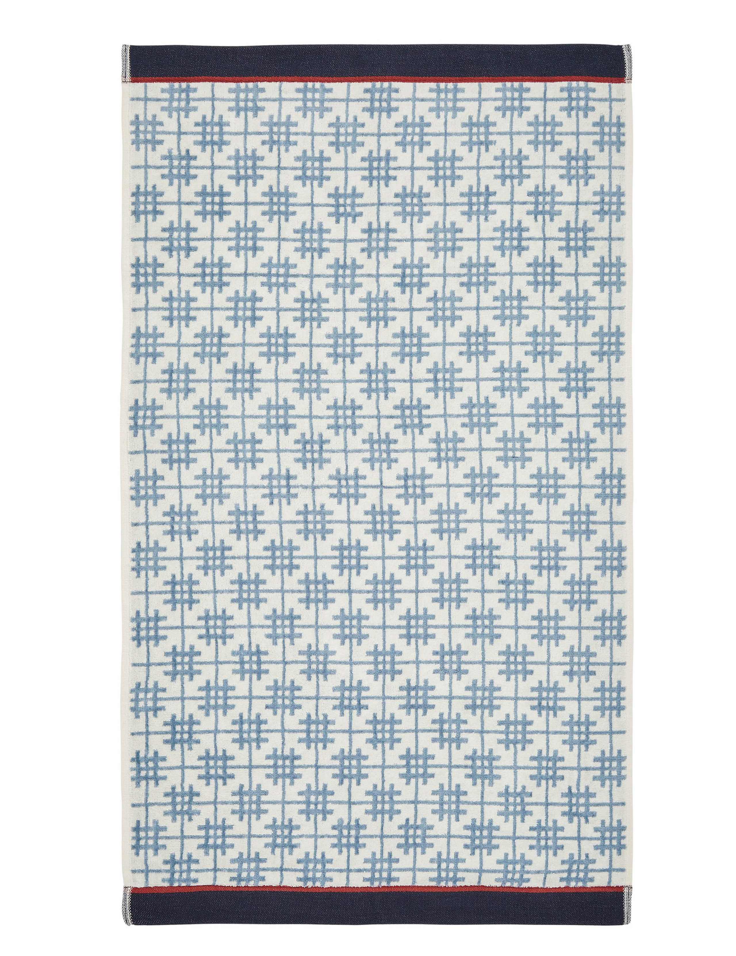 Bedeck of Belfast Emmeline checked cotton towel, UK version