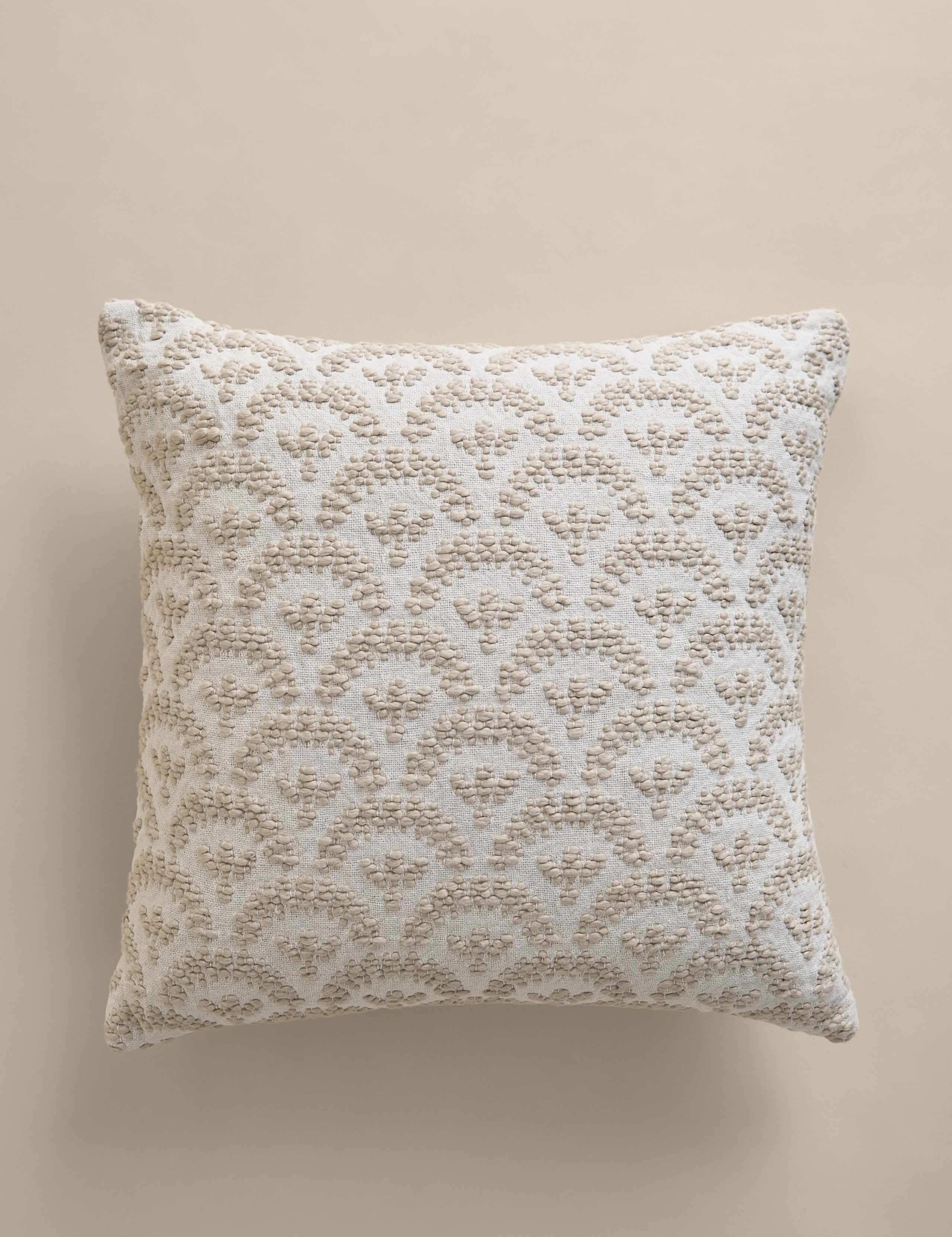 Fan Jacquard Cushion 45cm (British brand)