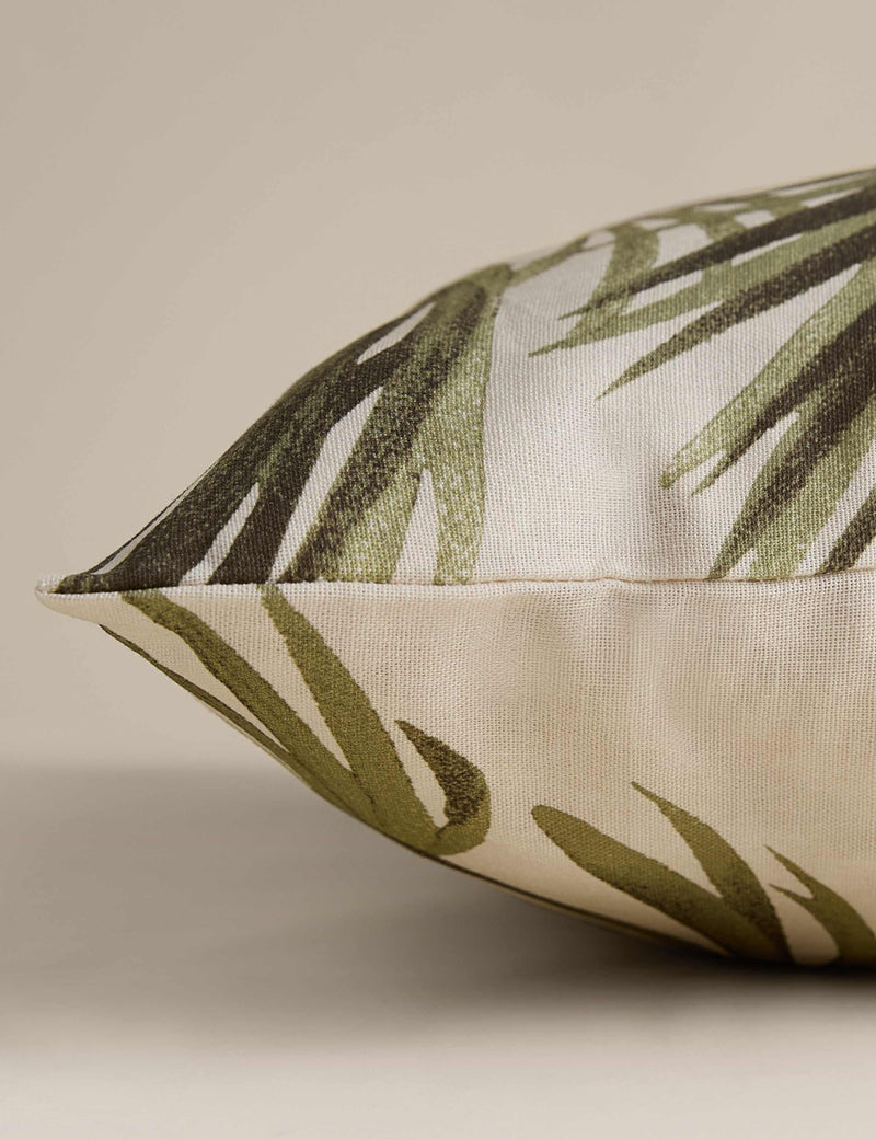 Pure cotton fern tree cushion cover 50cm - British product