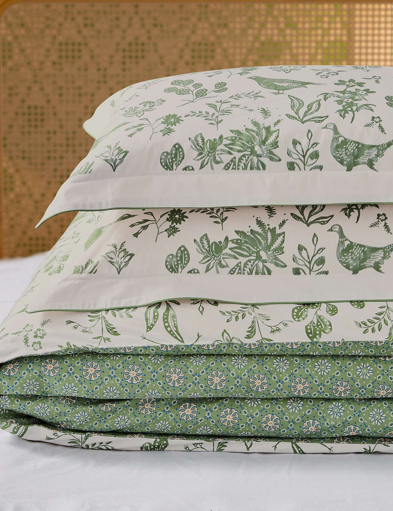 Pure Cotton Festival Pheasants Bedding Set