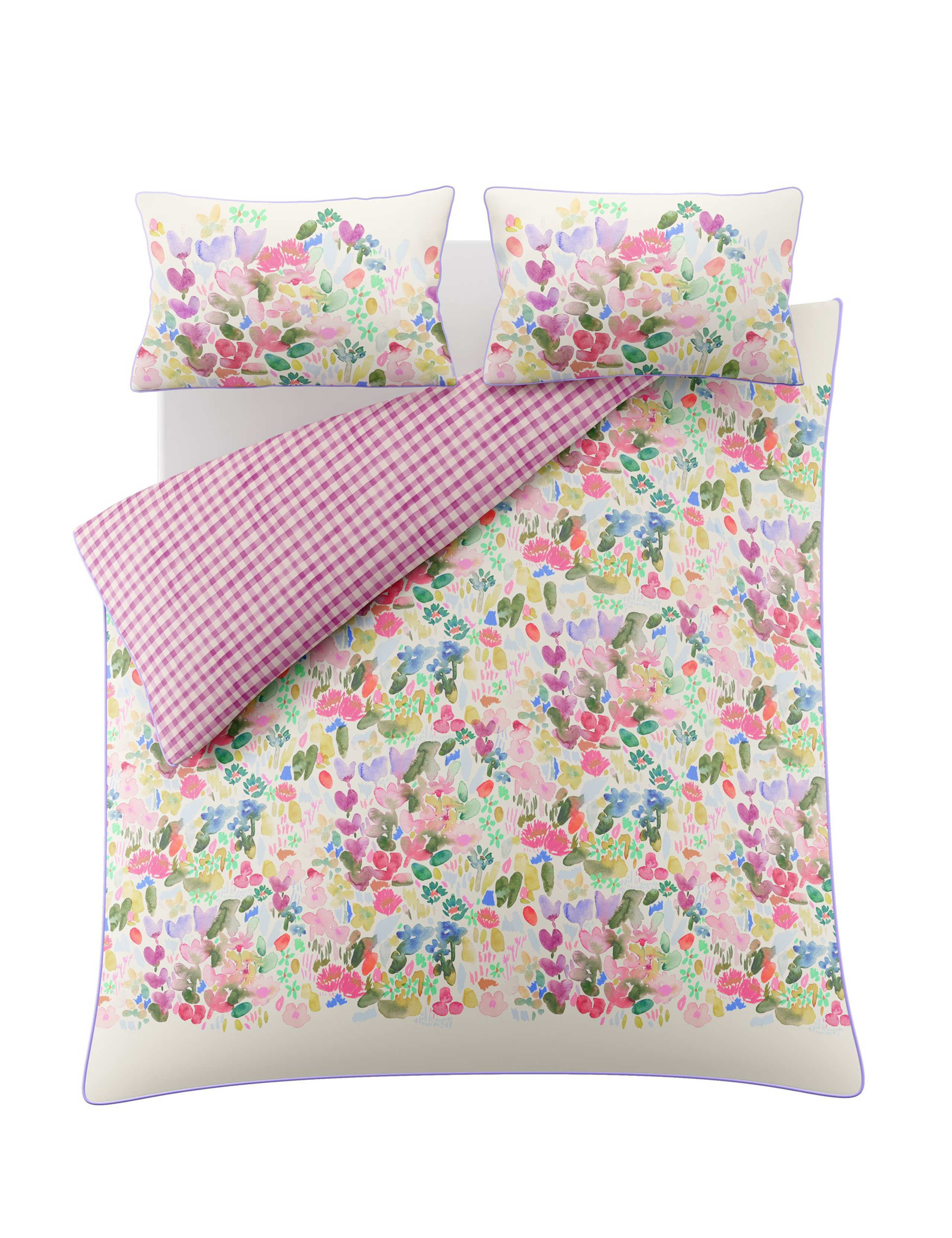 Bluebellgray reversible cotton bedding set, UK version