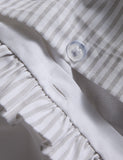 Floral embroidered pure cotton bedding set - British product