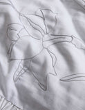 Pure cotton floral embroidered bedding set - British product