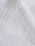 Pure cotton floral jacquard bedding set (British brand)