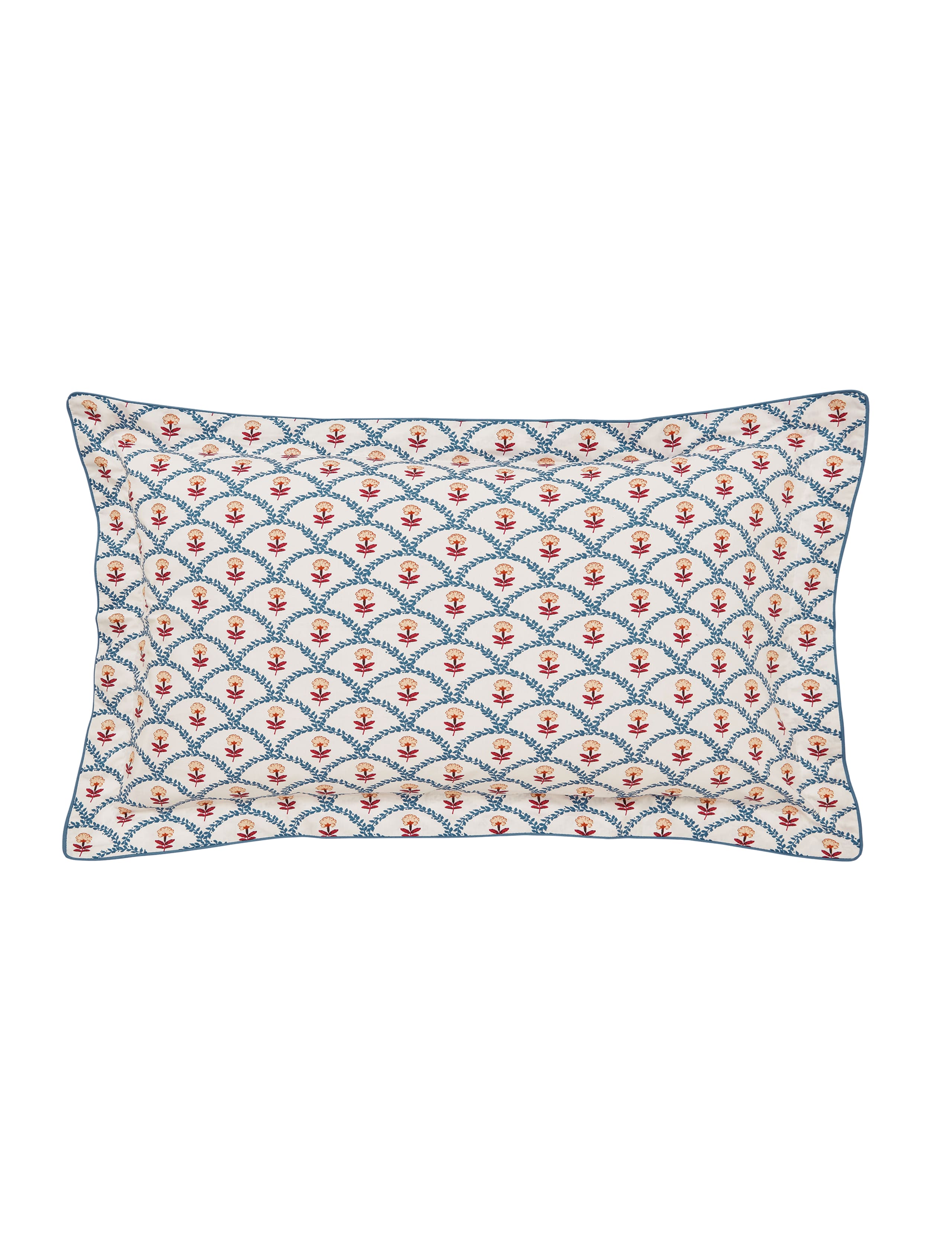 Pure Cotton Floral Scallop Bedding Set, imported from the UK