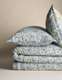 Cotton floral woodblock bedding set, imported from the UK