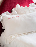 Rockett St George love note frill trim bedding set, UK version