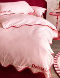 Rockett St George pure cotton duvet set with Ooh La La embroidery, imported from the UK
