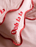 Rockett St George pure cotton duvet set with Ooh La La embroidery, imported from the UK