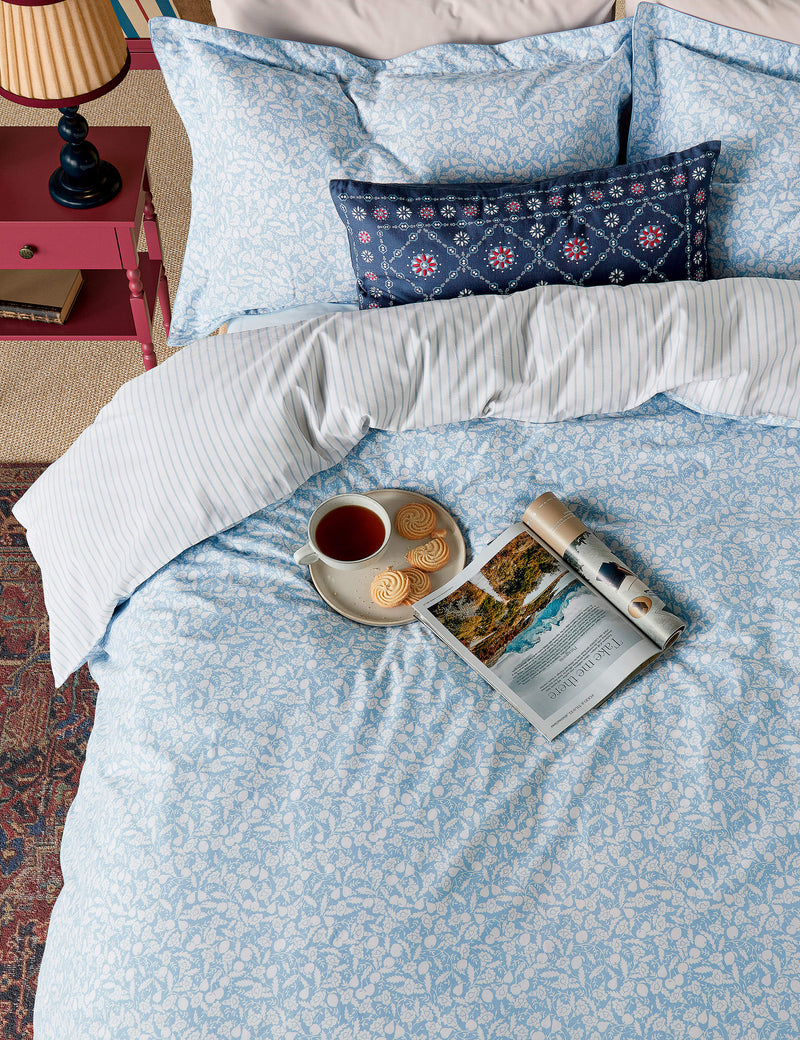 Pure cotton fruity ditsy bedding set, imported from the UK