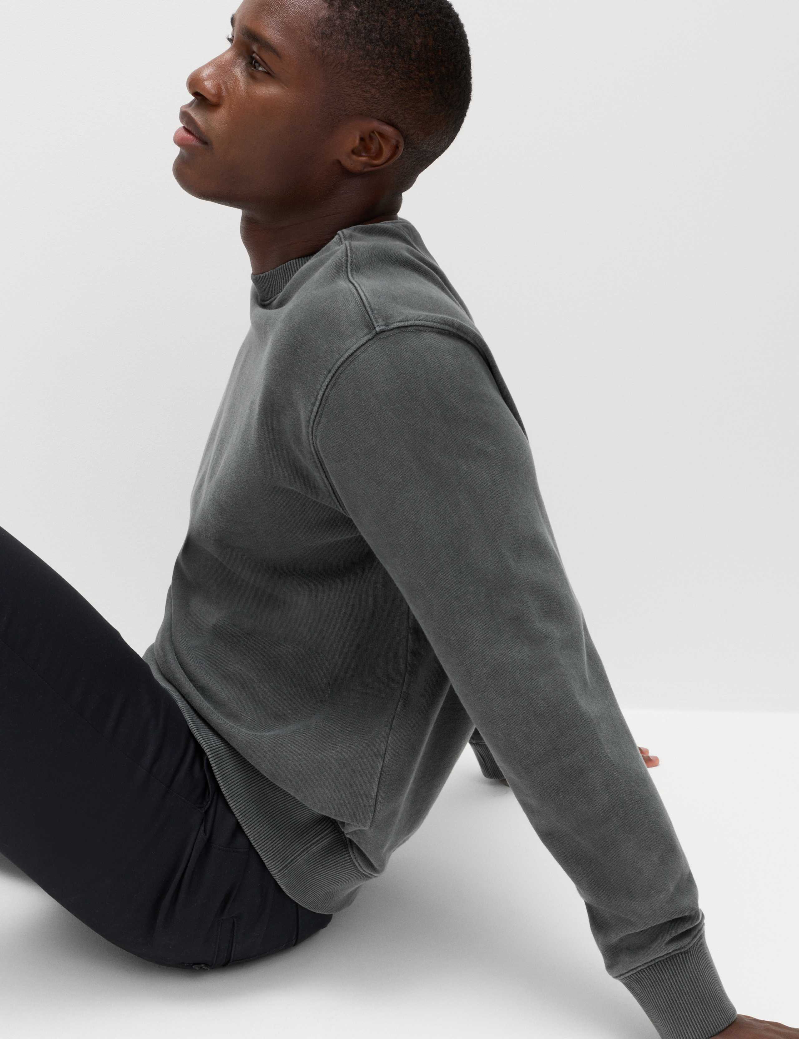 M&S Pure Cotton Garment Dye Sweatshirt, imported from the UK