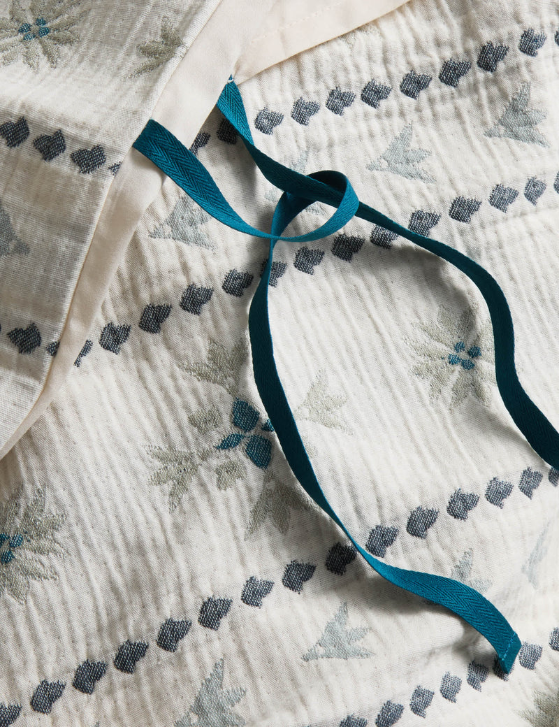 Pure Cotton Gauze Tile Jacquard Bedding Set
