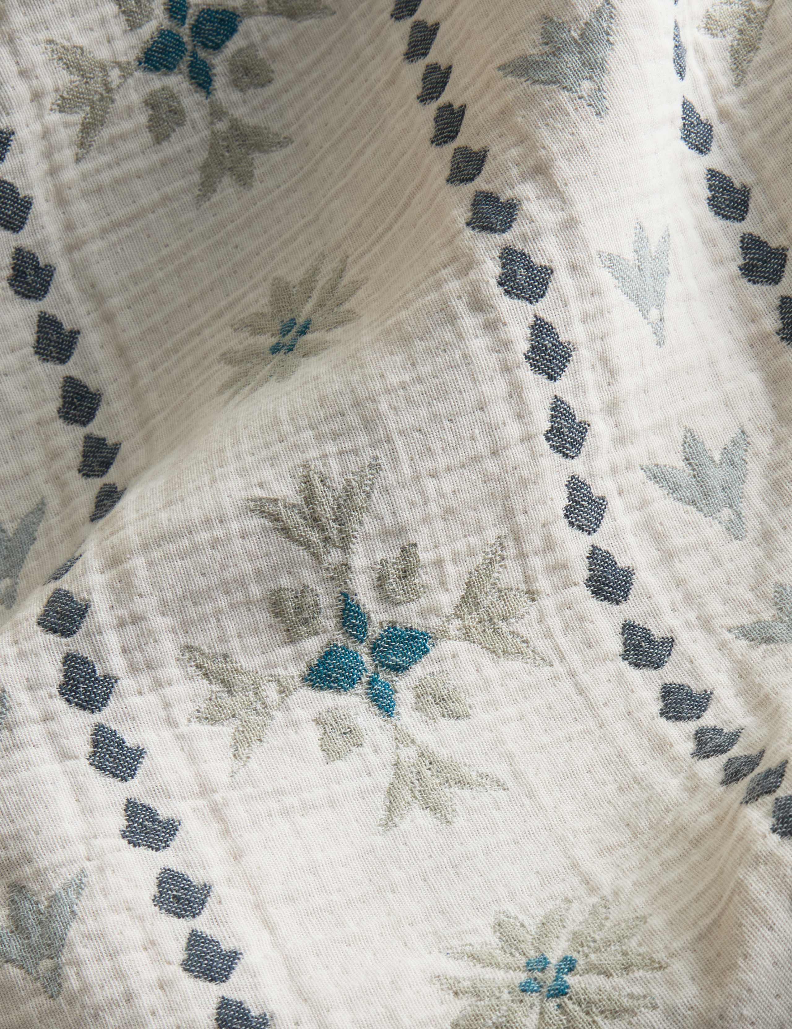 Pure Cotton Gauze Tile Jacquard Bedding Set