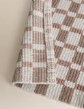 Cotton geometric bath mat 80x50 cm, imported from the UK
